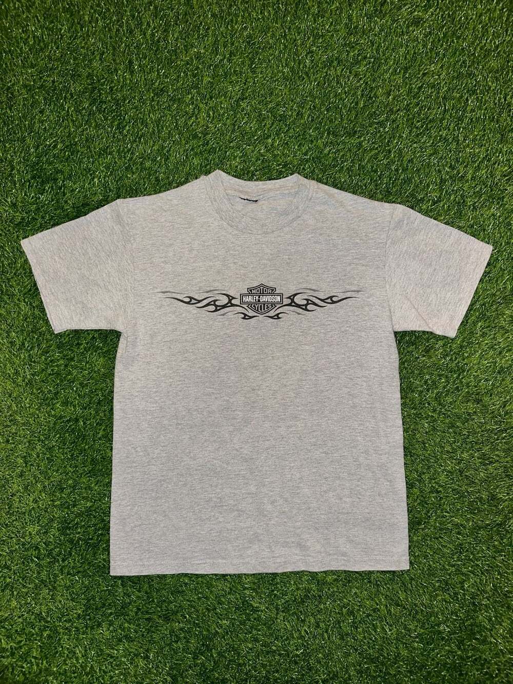 Vintage Harley-Davidson Laval Quebec Gray Short Sleeve T-Shirt